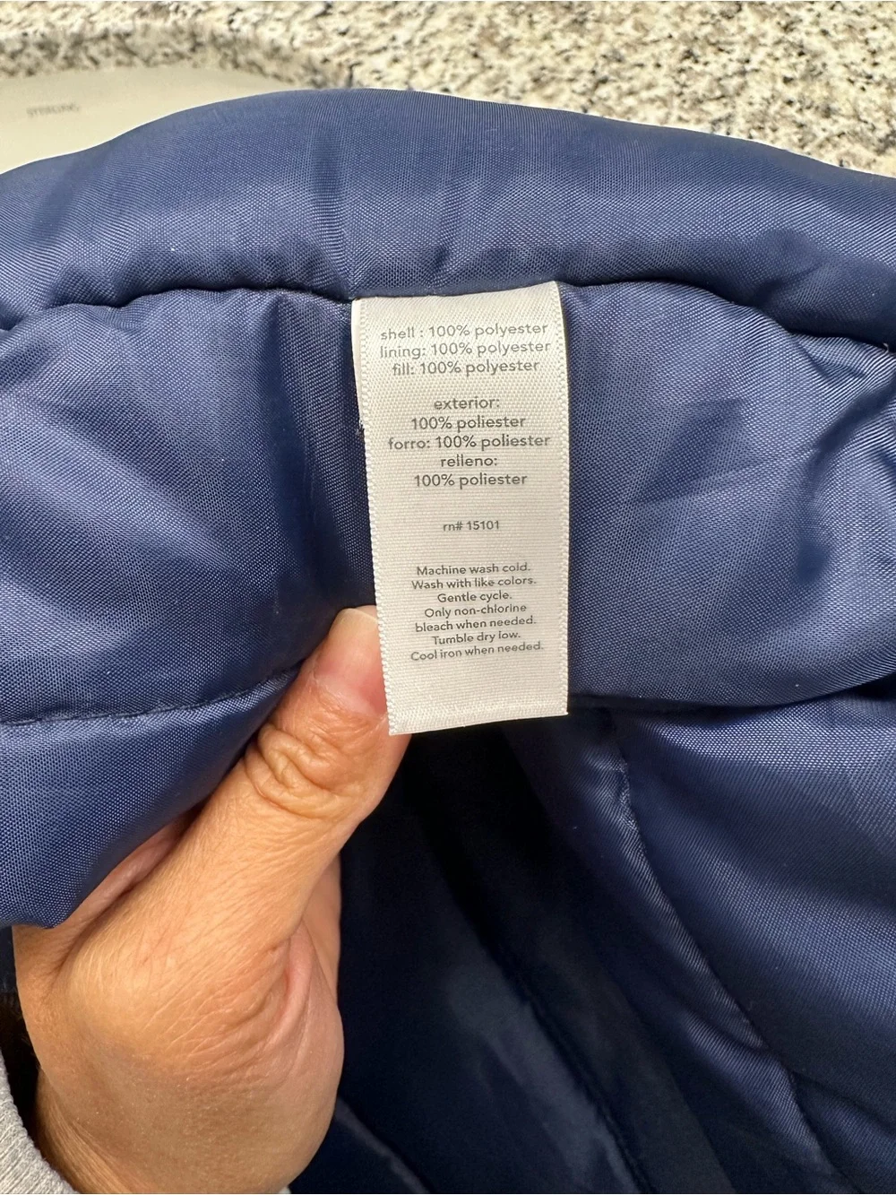 Kids' Hooded Puffer Jacket and Snow Pants in Gray and Blue